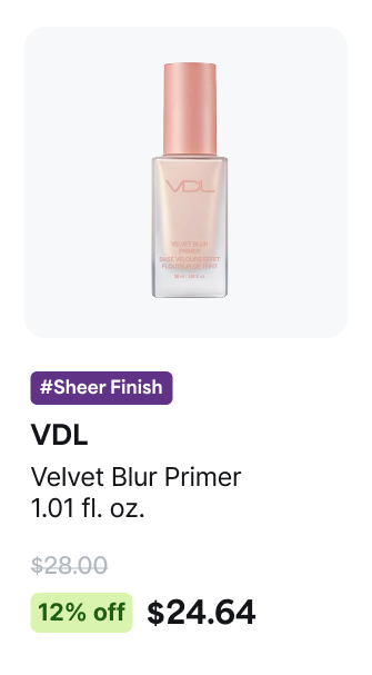 VDL Velvet Blur Primer 1.01 fl. oz.(30ml) 12% Off $24.64