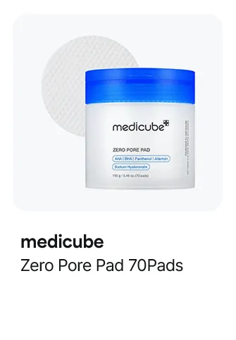 medicube Zero Pore Pad 70Pads 5.46 oz.(155g)