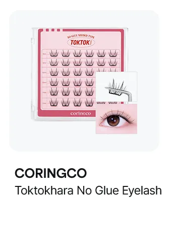 [11types] CORINGCO Toktokhara No Glue Eyelash