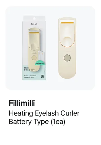 Fillimilli Heating Eyelash Curler_Battery Type (1ea)