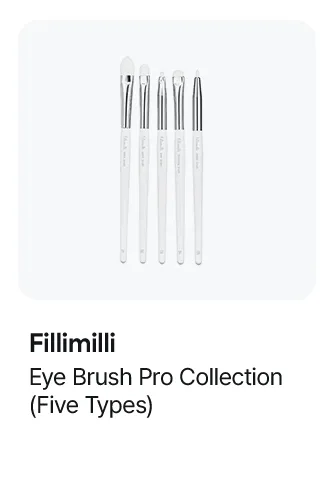 FILLIMILLI Eye Brush Pro Collection (Five Types)