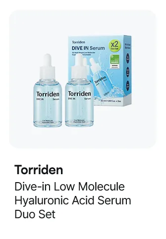 Torriden Dive-in Low Molecule Hyaluronic Acid Serum Due Set 1.69 fl. oz.(50ml)