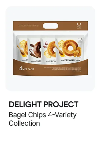DELIGHT PROJECT Bagel Chips 4-Variety Collection 8.11 oz.(230g)