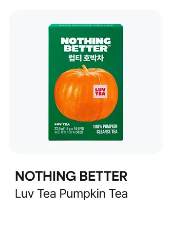 NOTHING BETTER Luv Tea Pumpkin Tea 0.79 oz.(22.5g) x 15ea