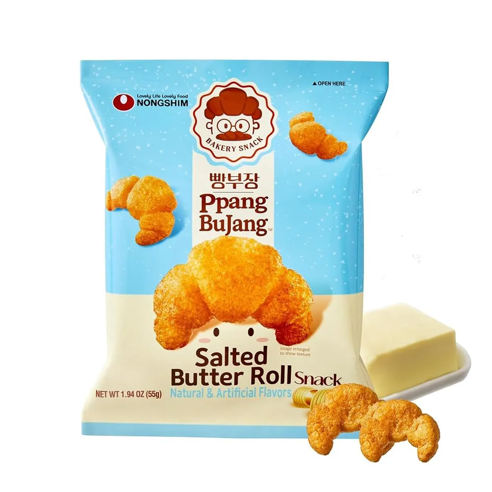 Nongshim Ppang Bujang Salted Butter Roll 1.94 oz.(55g)