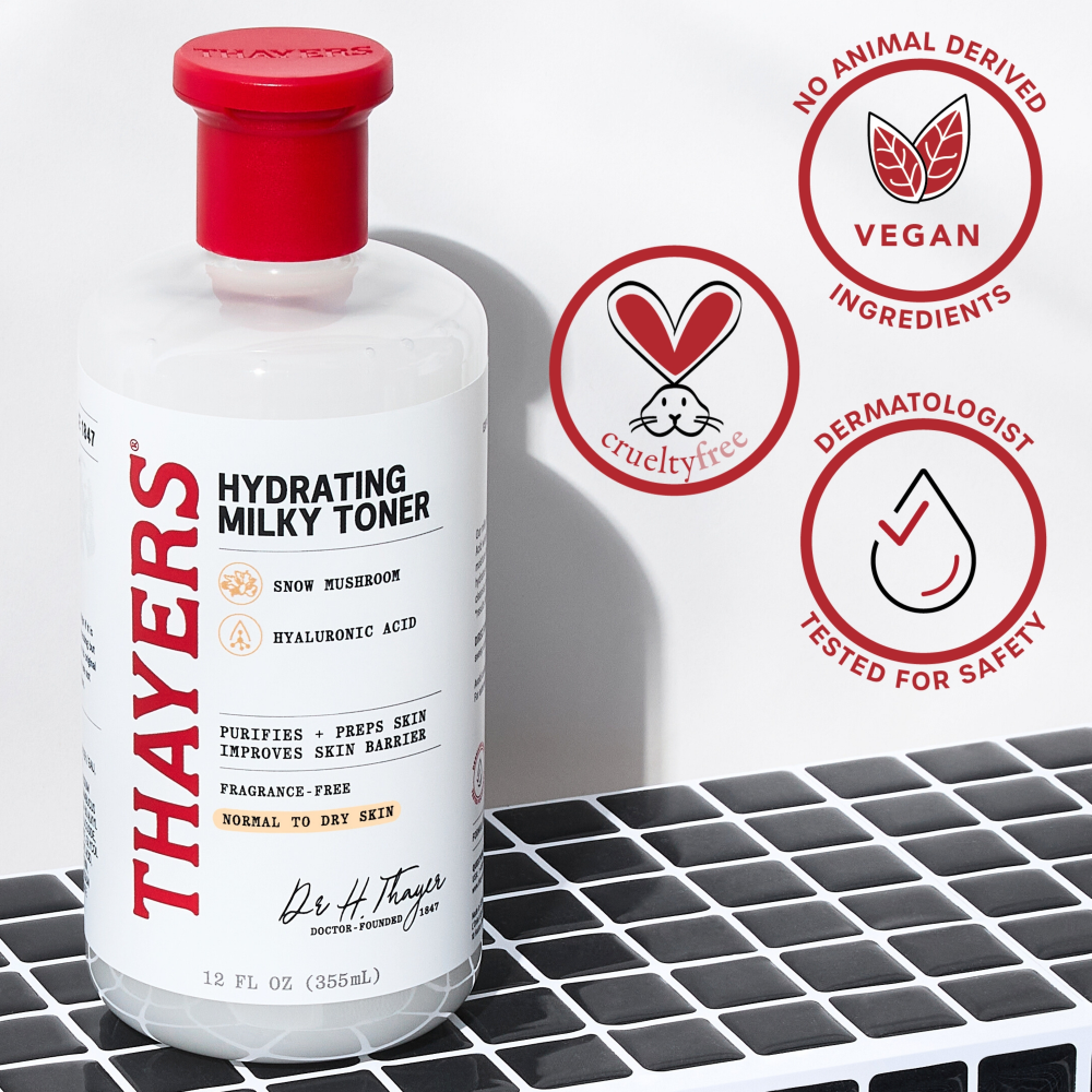 thayers Hydrating Milky Facial Toner Hyaluronic Acid 3 fl. oz.(90ml) - Image 6 of 8