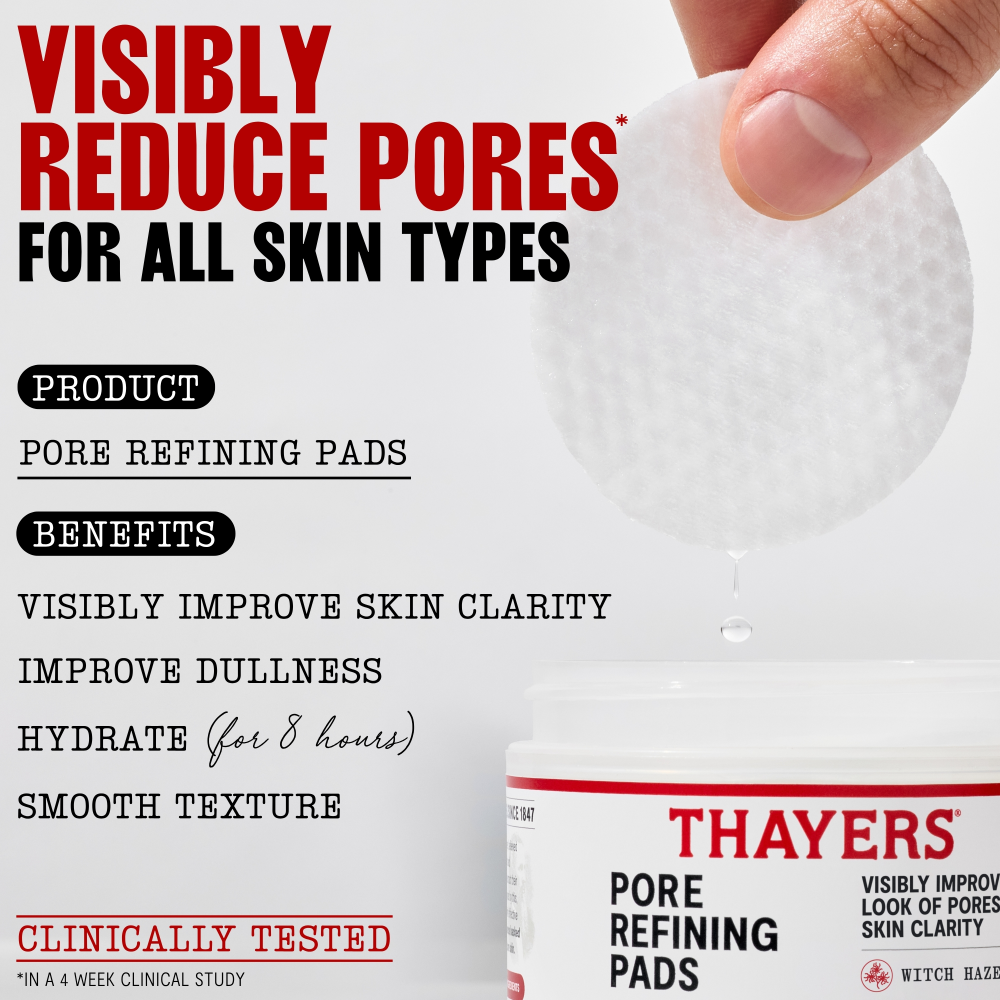 Thayers Pore Refining pads W Witch Hazel & Salicylic Acid 60pads - Image 2 of 8