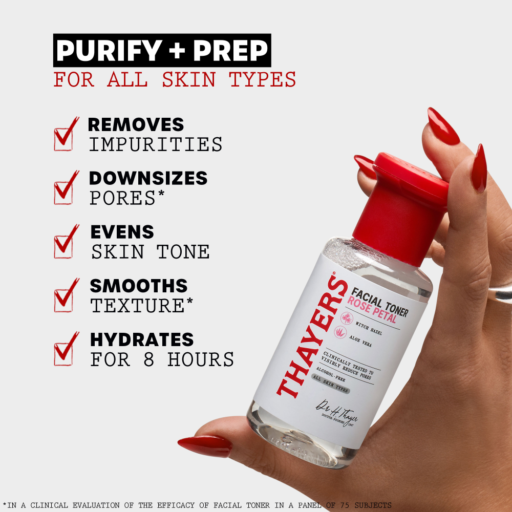 thayers Hydrating Rose Petal Witch Hazel Facial Tone 3 fl. oz.(90ml) - Image 4 of 7