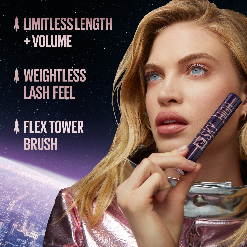 MAYBELLINE Skyhigh Tinted Primer Mascara Soft Blck 0.26 fl. oz. - Image 4 of 7