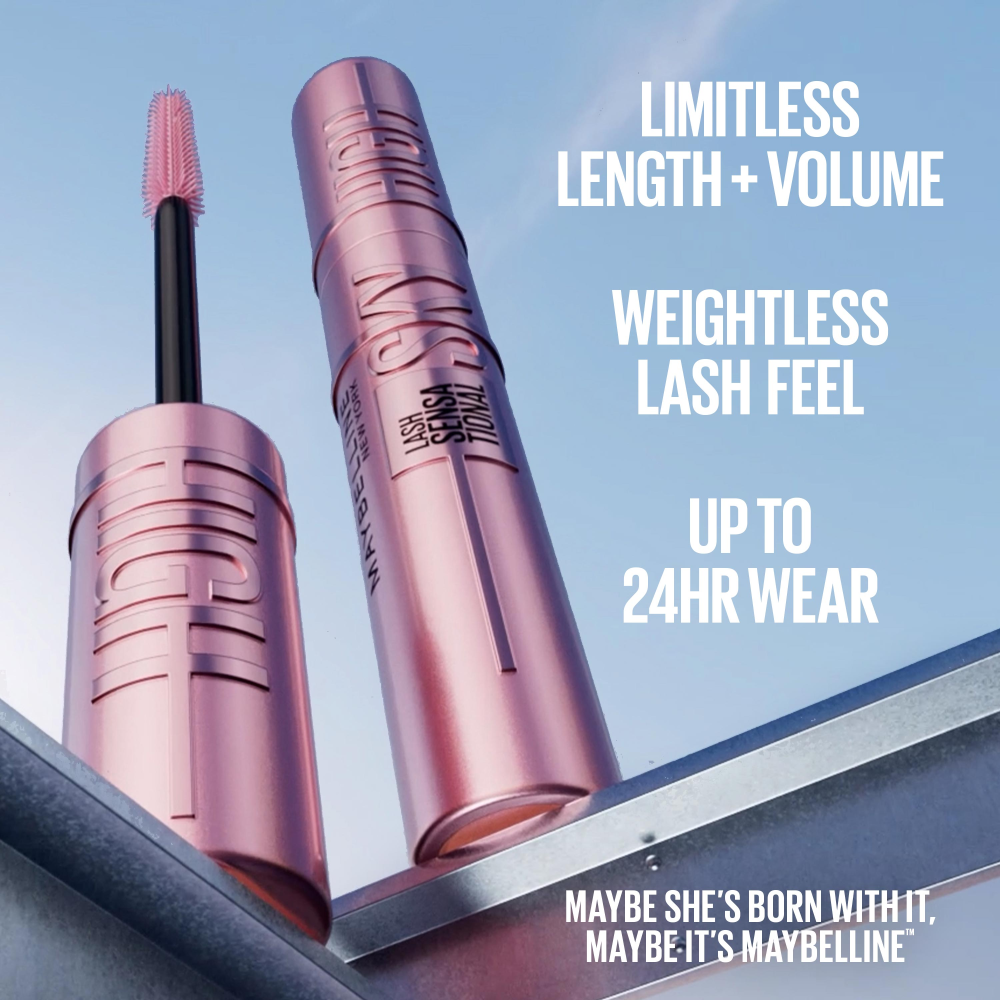 MAYBELLINE Sens Skyhigh Waterproof Mascara Vblack 0.24 fl. oz.(7.2ml) - Image 6 of 8