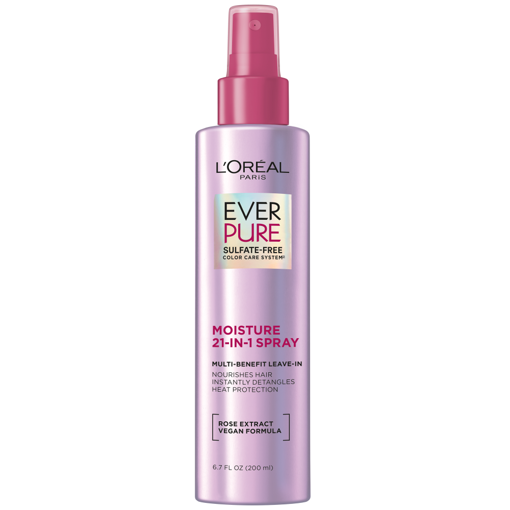 L'Oreal Paris Sulfate Free Moisture 21-in-1 Leave-In Conditioner for Dry Hair, EverPure, 6.7 fl. oz.(200ml)