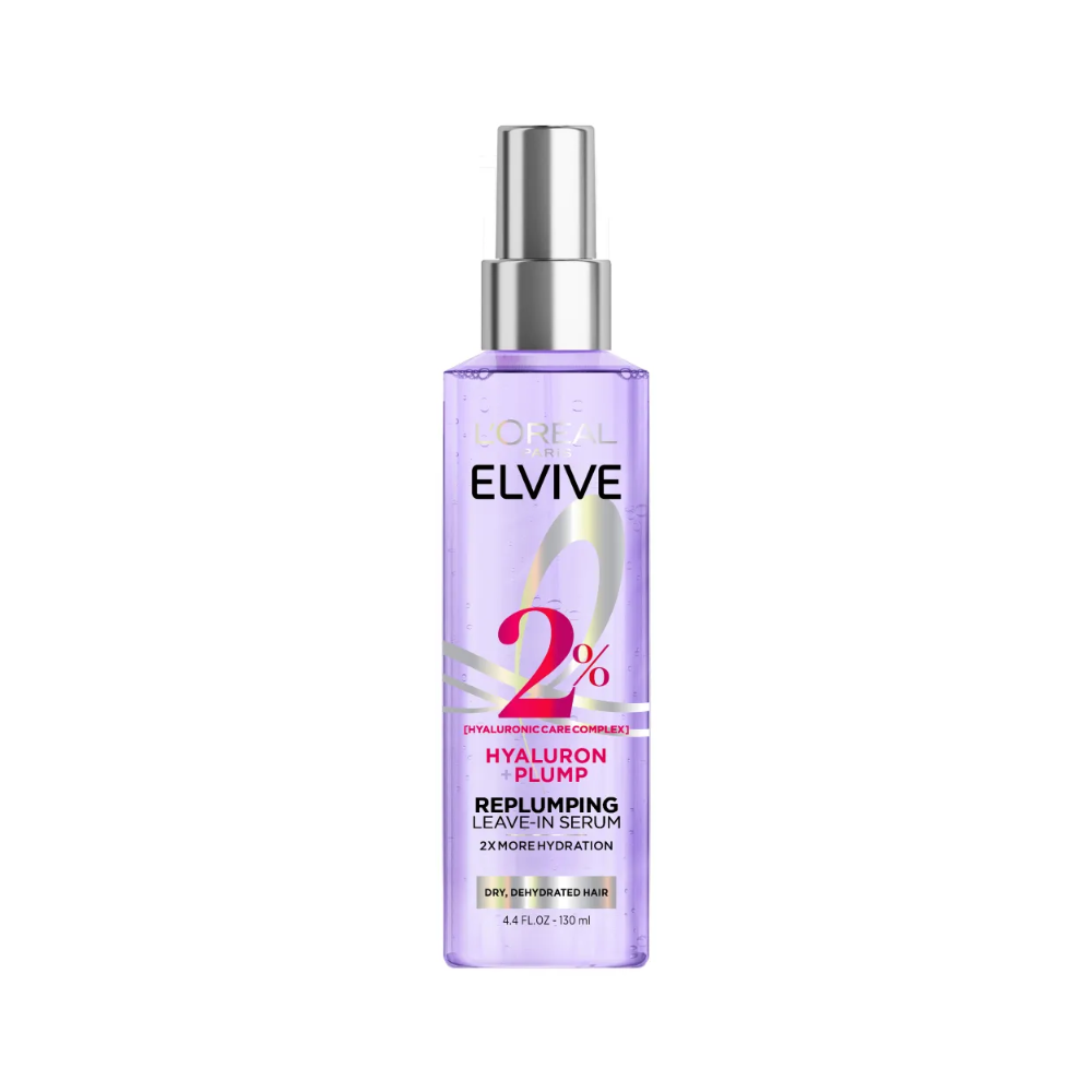 LOREAL PARIS Elvive Hyaluron Plump Moisture Plump Serum, Paraben-free 4.4 fl. oz.(130ml)