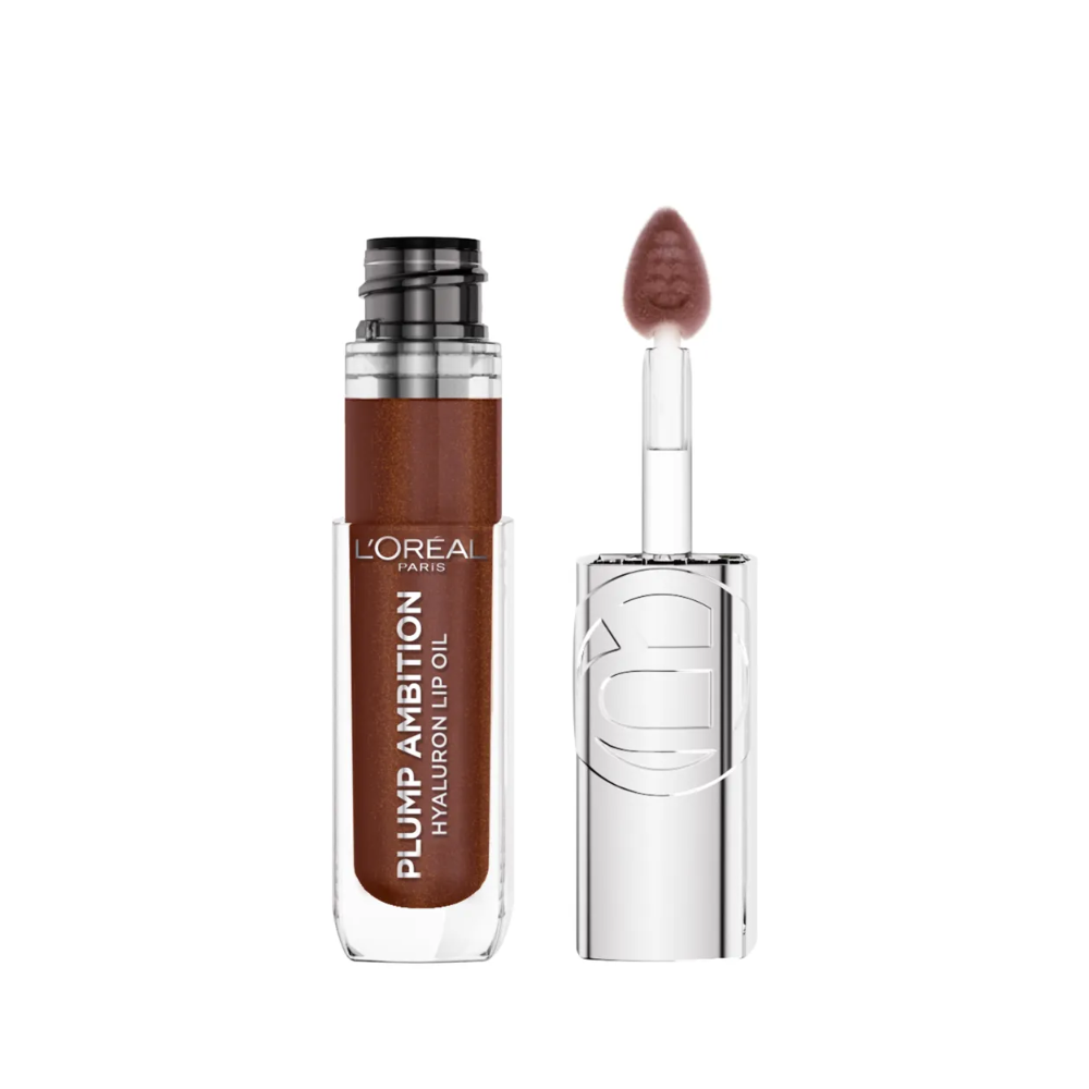[6colors] LOREAL PARIS Plump Ambition Hyaluron Lip Oil 24hr Care 0.16 fl. oz.(4.7ml)