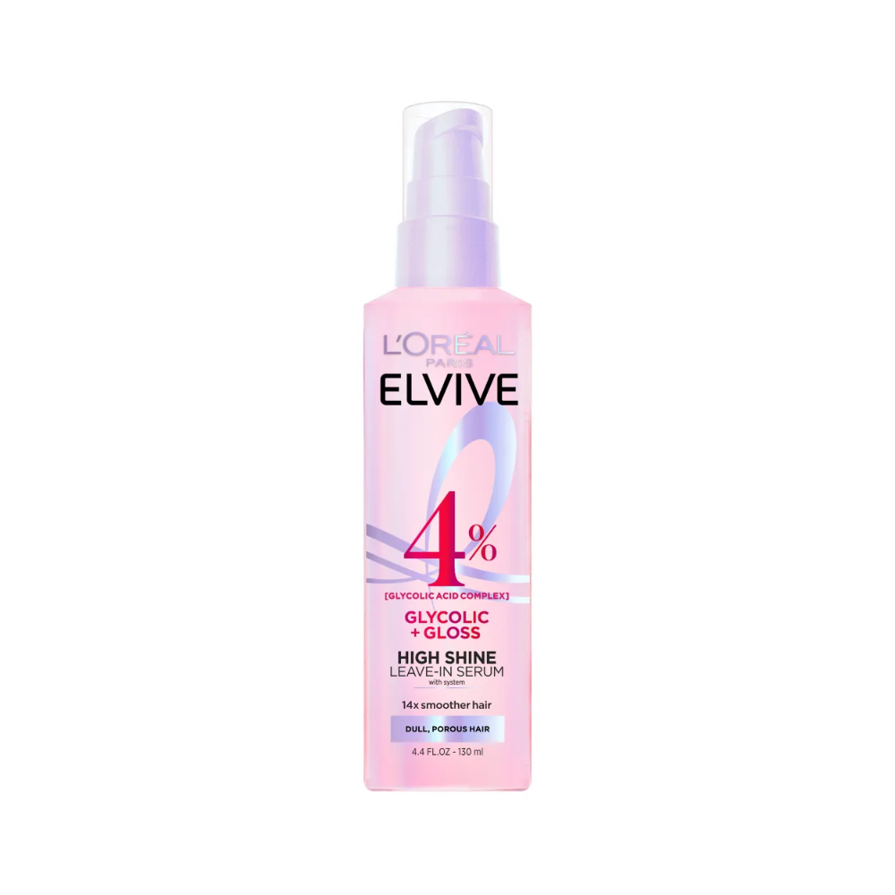 L'Oreal Paris Elvive Glycolic Gloss High Shine Leave-in Serum 4.4 fl. oz.(130ml)