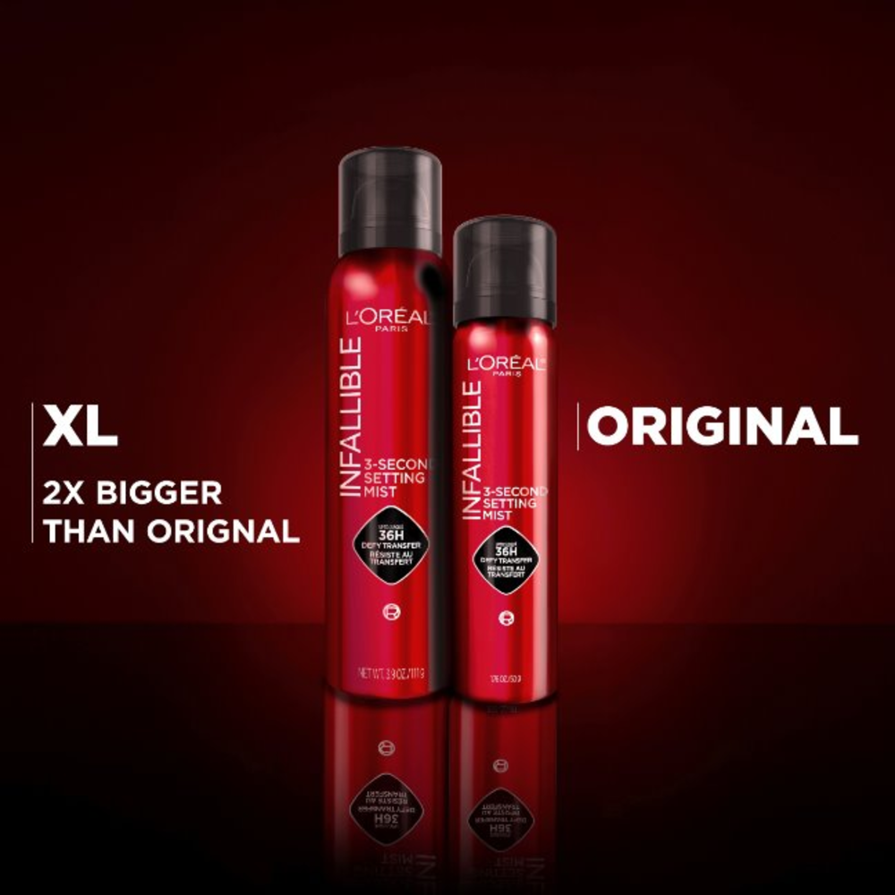 [2sizes] LOREAL PARIS Infallible 3-second Setting Spray, Up To 36h Wear, Clear - Image 8 of 9