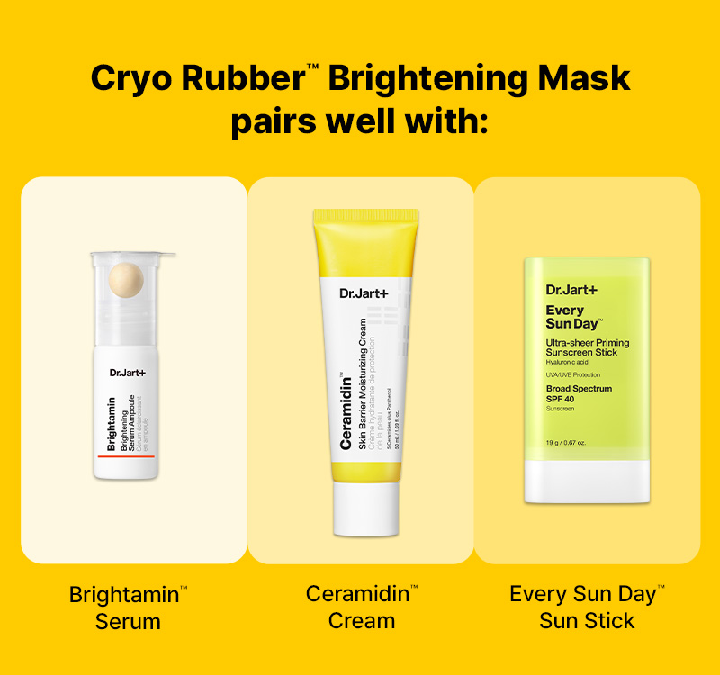 Dr.Jart+ Cryo Rubber™ Brightening Face Mask 0.14oz.(4g) + 1.26 oz.(36g)  - Image 8 of 8