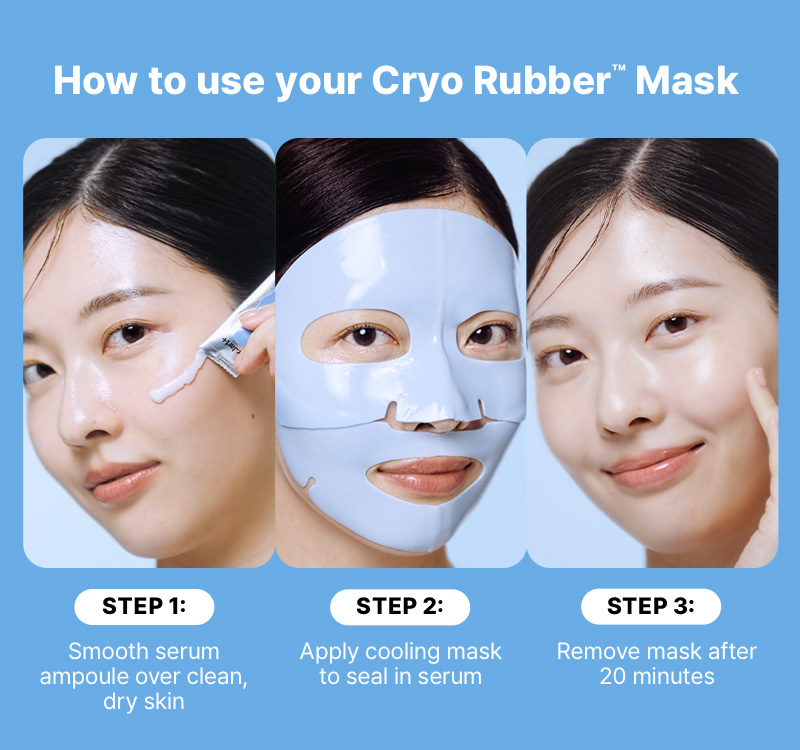 Dr.Jart+ Cryo Rubber™ Moisturizing Face Mask 0.14 oz.(4g) + 1.26 oz.(36g) - Image 7 of 8