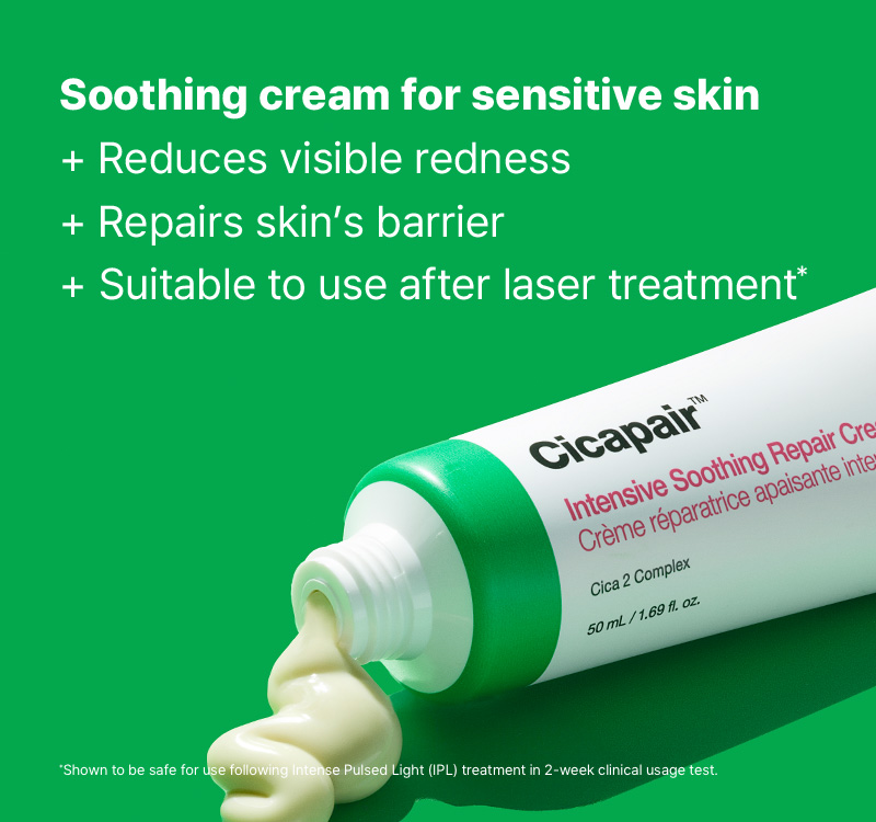 Dr.Jart+ Cicapair™ Redness Rescue Regimen Kit : Mask 0.88 oz. + Serum 0.23 fl. oz. + Cream 0.50 fl. oz. + Treatment 0.50 fl. oz.  - Image 6 of 8