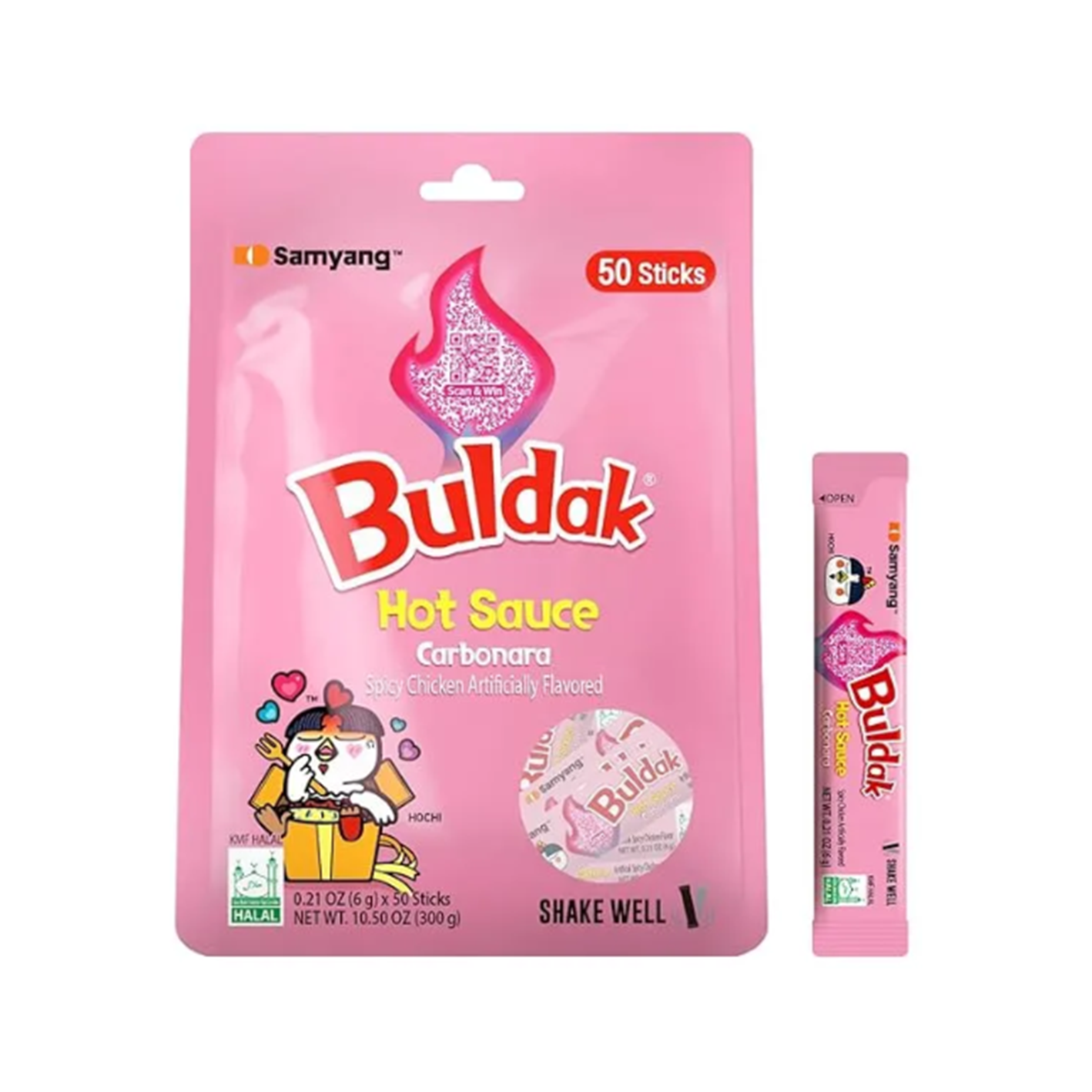 [2flavors] SAMYANG Buldak Hot Sauce Stick 0.21 oz.(6g) x 50ea - Image 2 of 4