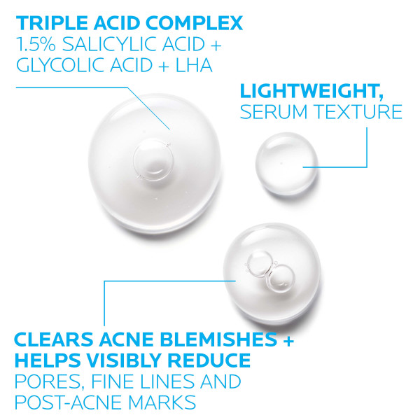 La Roche Posay Effeclar Sa Acne Treatment Serum 1.0 fl. oz.(30ml) - Image 4 of 6