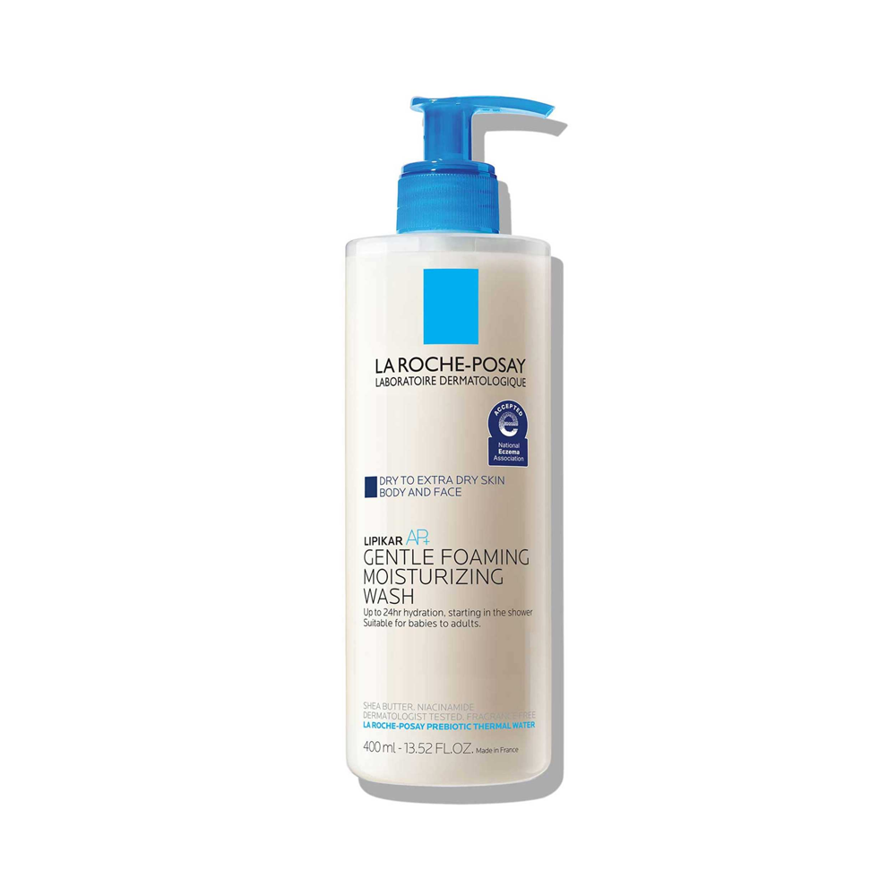 La Roche Posay Lipikar Ap+ Gentle Foaming Moisturizing Wash 13.52 oz.(383g)
