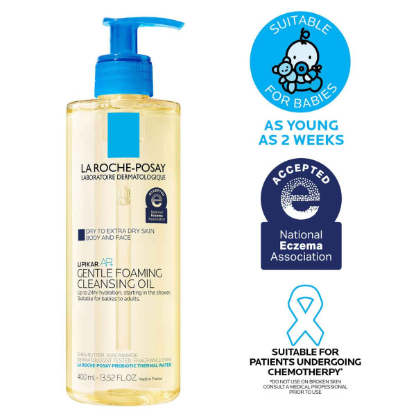 La Roche Posay Lipikar Cleansing Oil 13.52 fl. oz.(400ml) - Image 6 of 7
