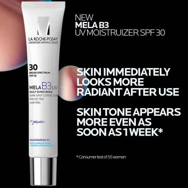 La Roche Posay Mela B3 Daily Moisturizer SPF 30 UV Sunscreen With Melasyl™ + Niacinamide 1.35 fl. oz.(40ml) - Image 5 of 7