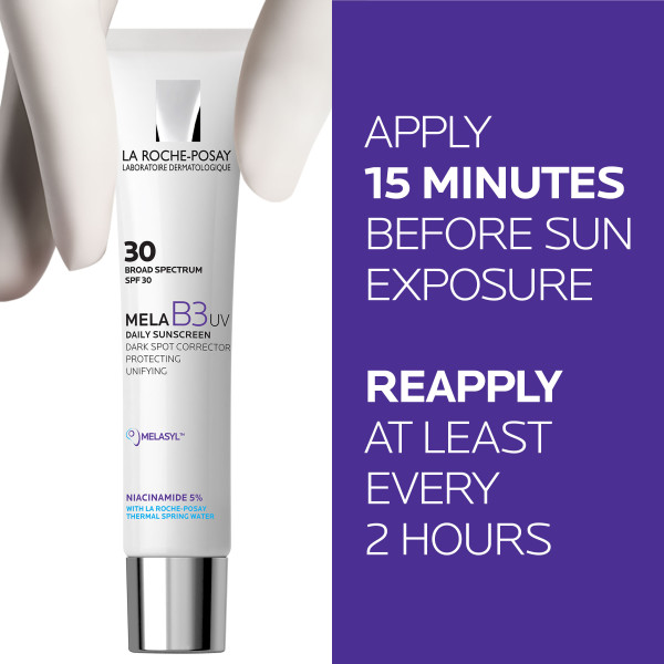 La Roche Posay Mela B3 Daily Moisturizer SPF 30 UV Sunscreen With Melasyl™ + Niacinamide 1.35 fl. oz.(40ml) - Image 6 of 7