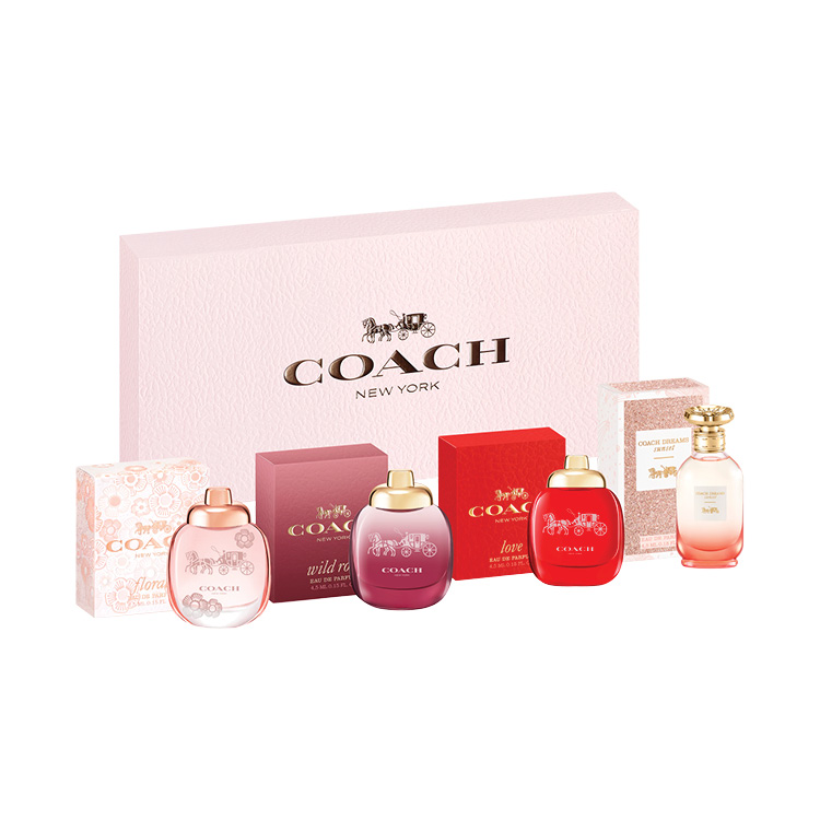 Coach Deluxe Womens Mini Cofferet Set 0.15 fl. oz.(4.5ml) 4-piece Set