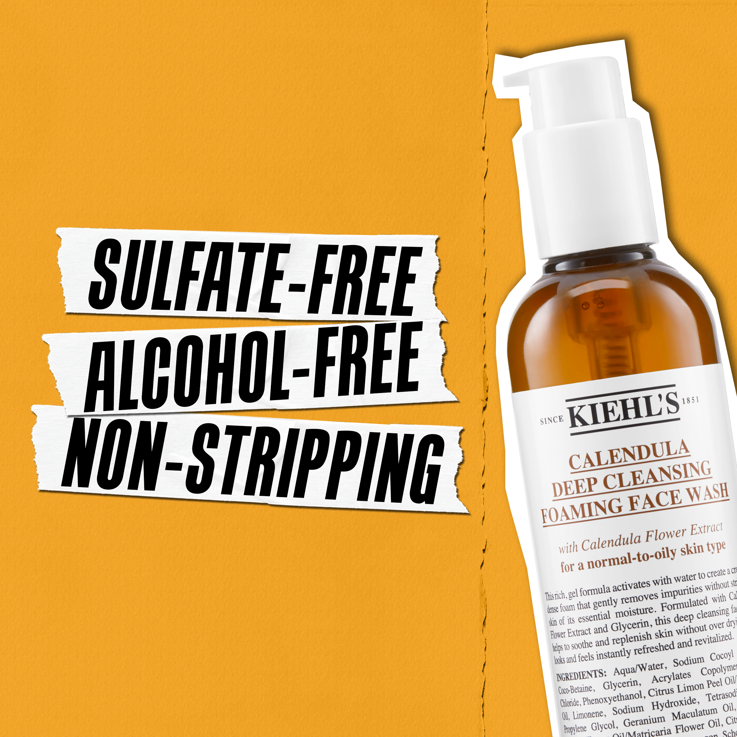 Kiehl's Calendula Deep Cleansing Foaming Face Wash 7.8 fl. oz.(230ml) - Image 2 of 6