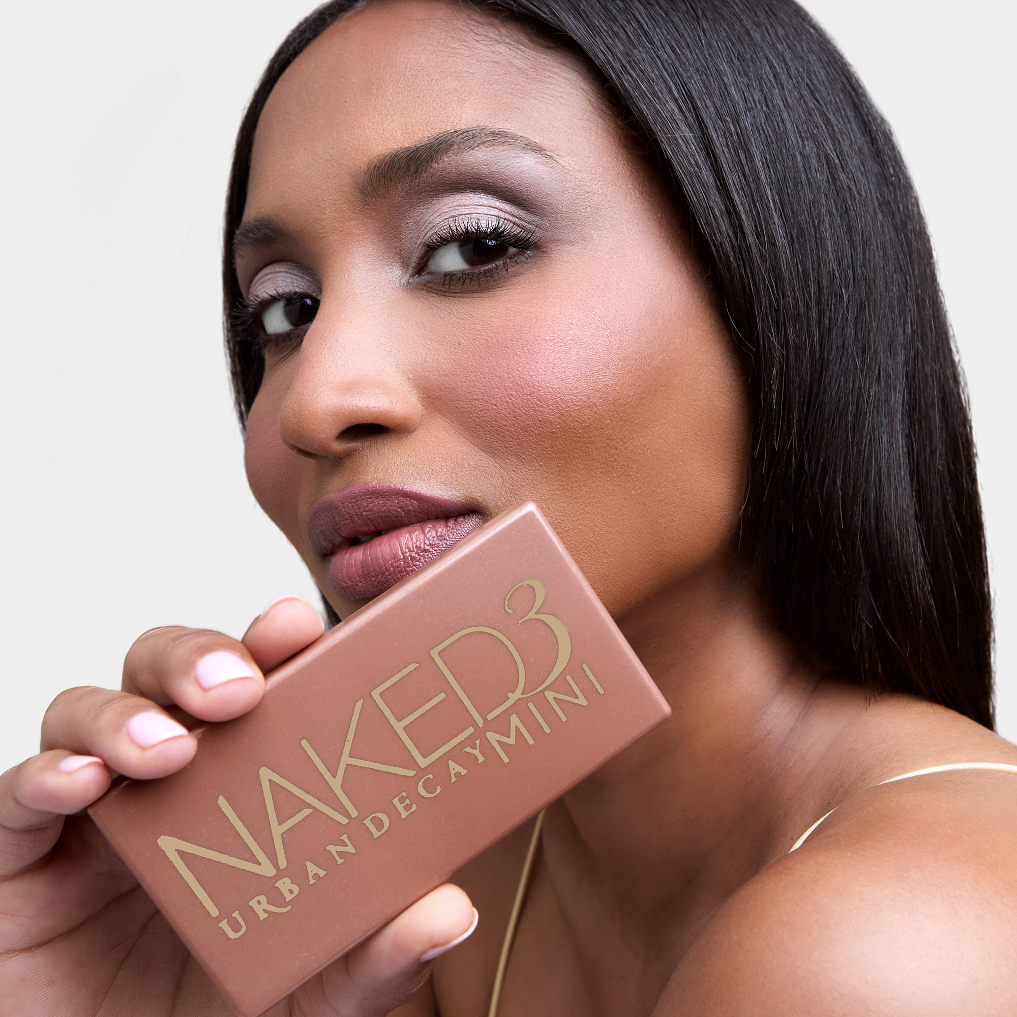 Urban Decay Mini Naked3 Eyeshadow Palette Medium Tones 0.21 oz.(6g) - Image 8 of 8