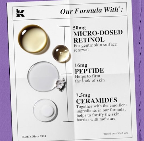 Kiehl's Micro-dose Anti-aging Retinol Serum 1.01 fl. oz.(30ml) - Image 8 of 8