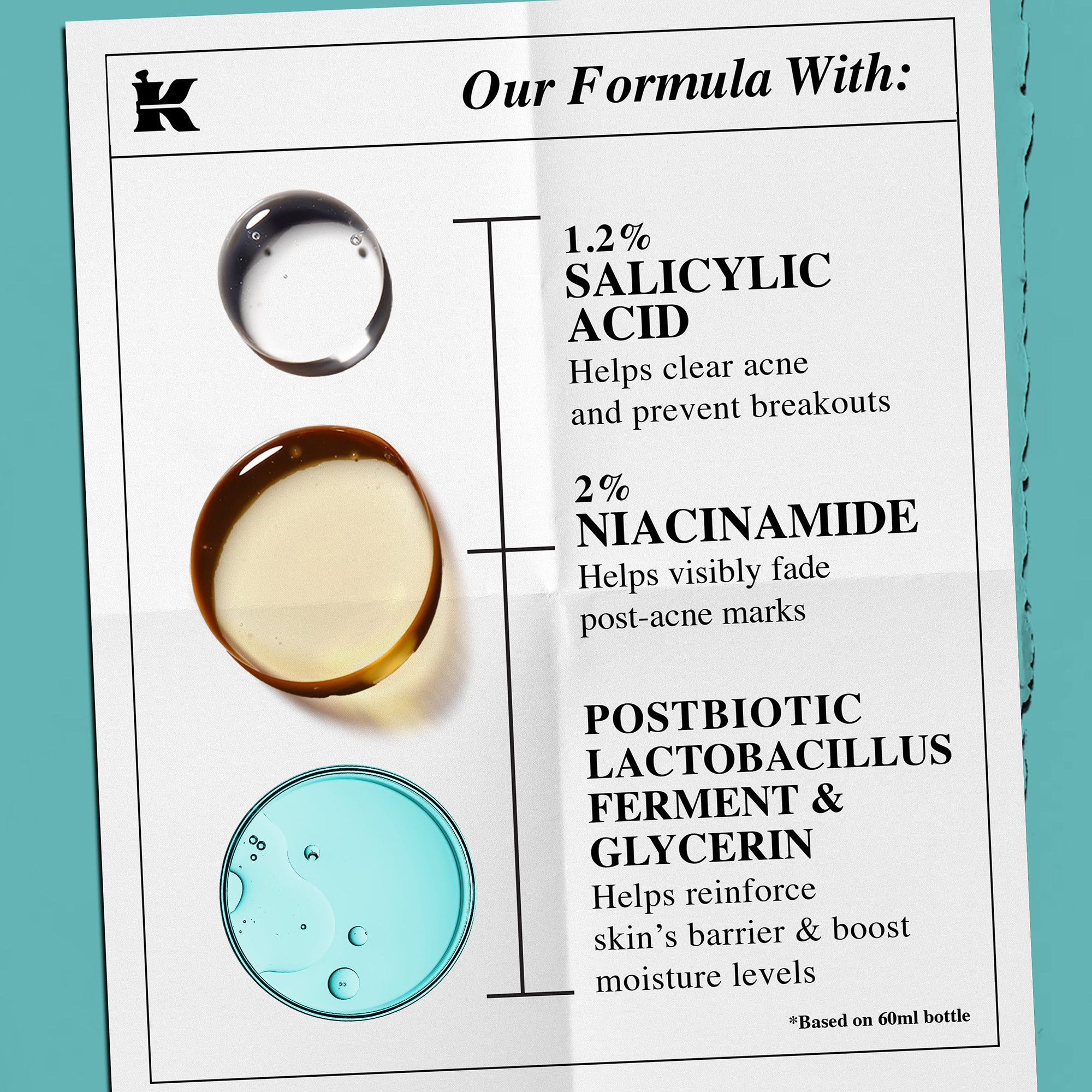 Kiehl's Expertly Clear Moisturizer For Acne Prone Skin With Salicylic Acid 2.0 fl. oz.(60ml) - Image 5 of 8