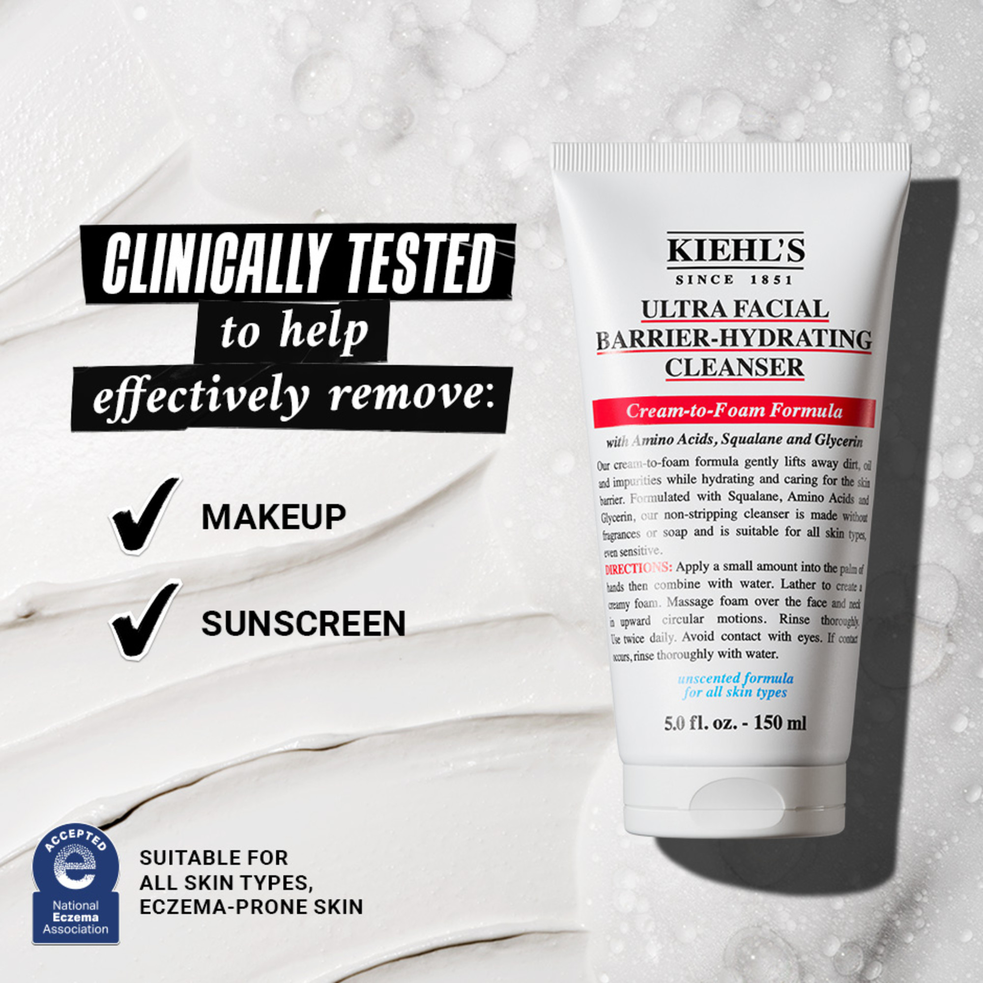 Kiehl's Ultra Facial Barrier-hydrating Cleanser 5 fl. oz.(150ml) - Image 6 of 6