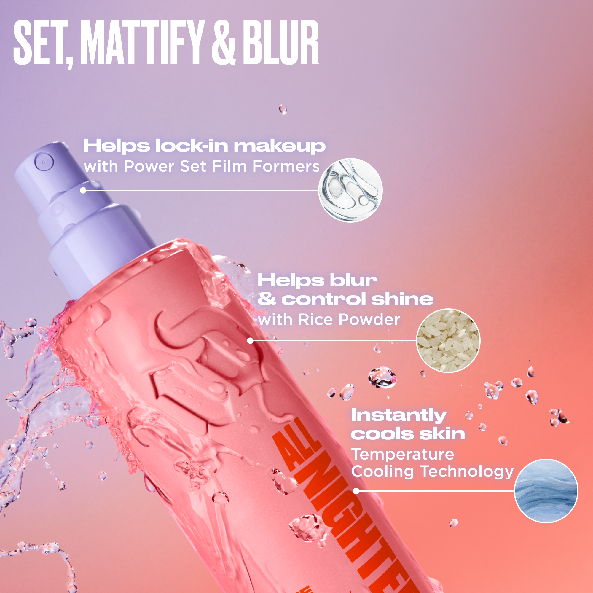 Urban Decay Mini All Nighter Matte Makeup Setting Spray 1.0 fl. oz.(30ml) - Image 6 of 8
