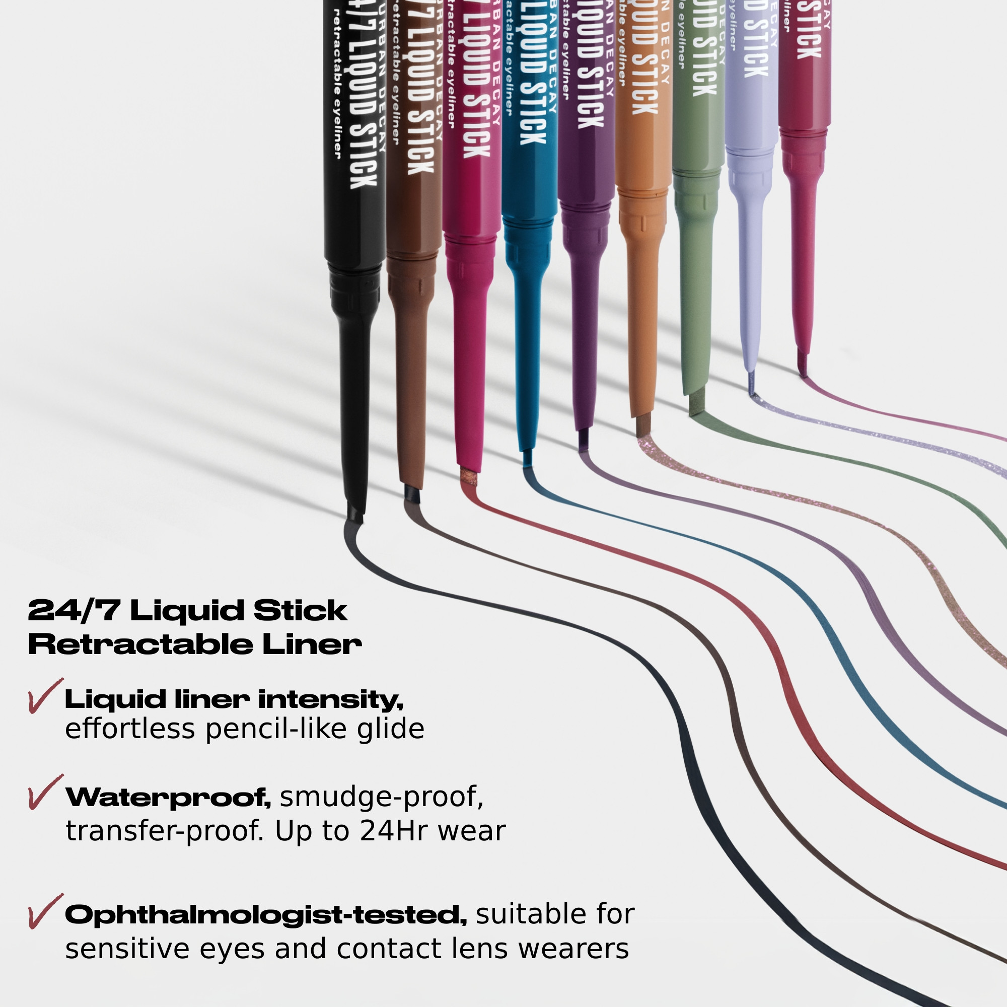 [9colors] Urban Decay 24/7 Liquid Stick Waterproof Eyeliner + Brush 0.004 oz.(0.125g) - Image 19 of 23