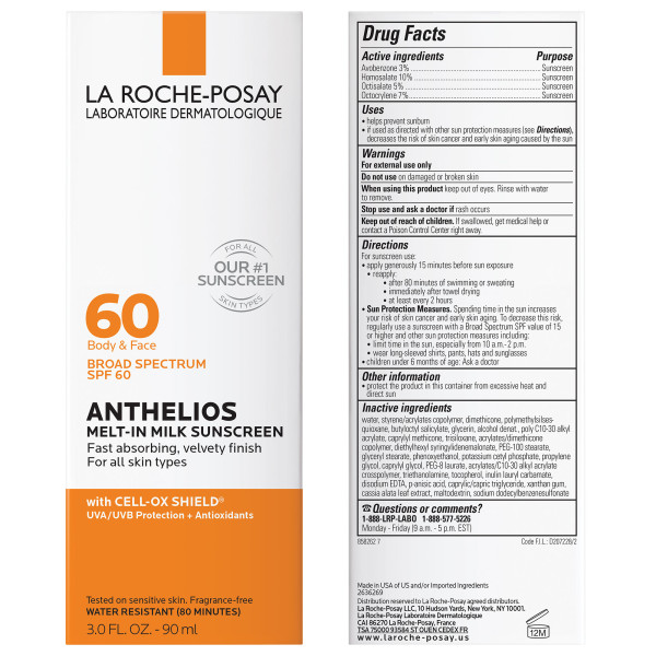 La Roche Posay Anthelios Melt In Milk Sunscreen Lotion SPF 60 3.0 fl. oz.(90ml) - Image 2 of 7