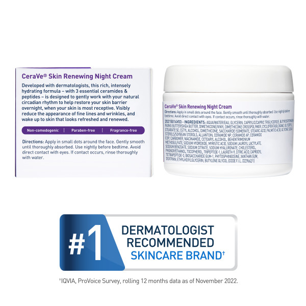 CeraVe Skin Renewing Night Cream 1.7 oz.(48g) - Image 6 of 6