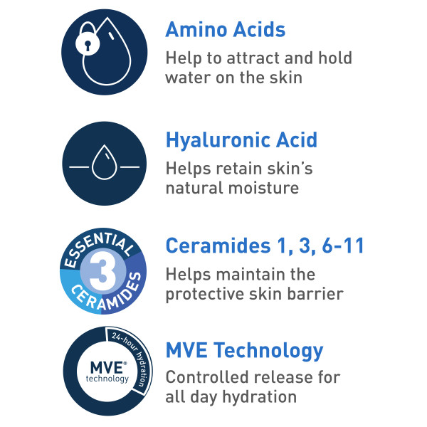 CeraVe Hydrating Cream-to-foam Cleanser 12 fl. oz.(355ml) - Image 6 of 6