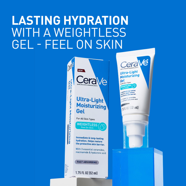 CeraVe Ultra Light Moisturizing Gel 1.75 fl. oz.(52ml) - Image 2 of 5