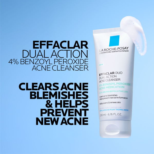 La Roche Posay Effaclar 4% BPO Cleanser 6.76 fl. oz.(200ml) - Image 4 of 6