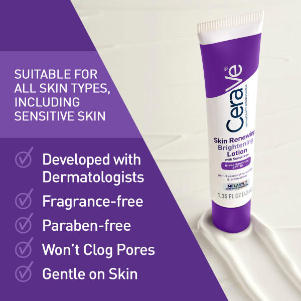 CeraVe Brightening Lotion SPF 30 1.35 fl. oz.(40ml) - Image 5 of 7