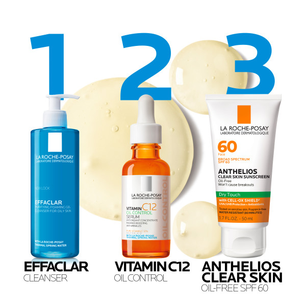 La Roche Posay Pure Vitamin C 12 Oil Control Serum 1.0 fl. oz.(30ml) - Image 5 of 7