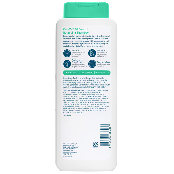 CeraVe Oil Control Shampoo 12 fl. oz.(355ml) - Image 2 of 7