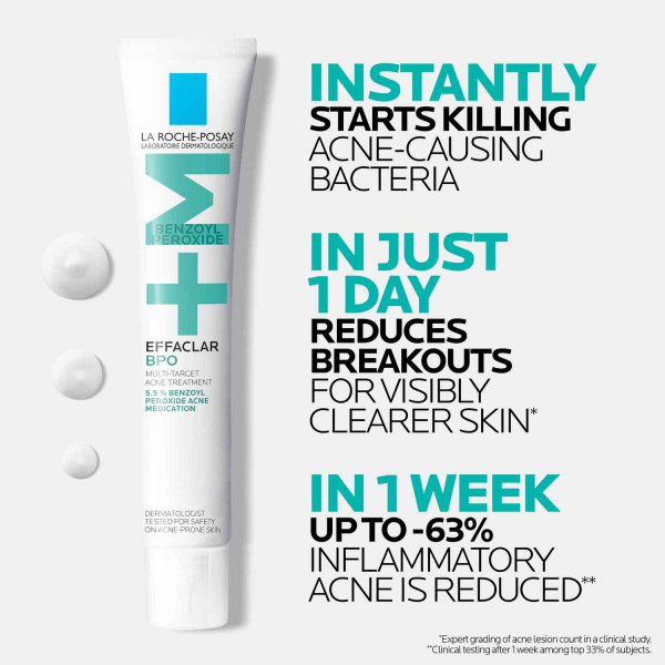 La Roche Posay Effaclar BPO Acne Treatment 1.35 oz.(38g) - Image 2 of 7