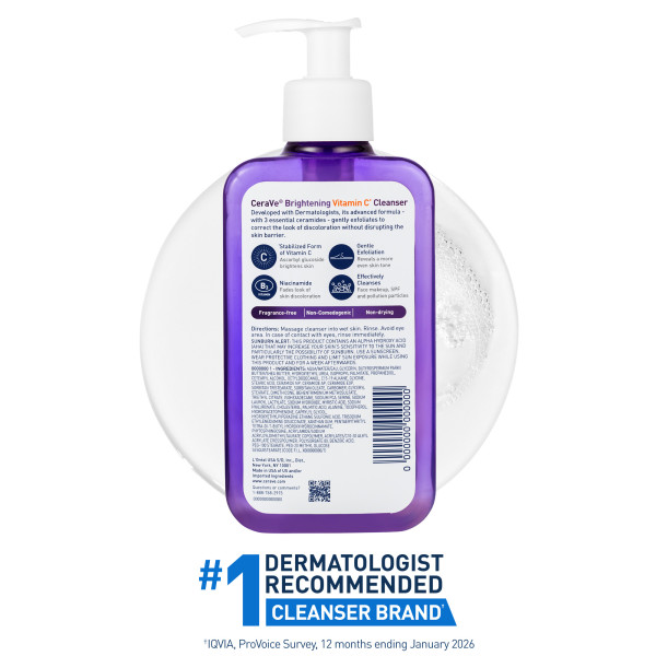 CeraVe Brightening Cleanser 8 fl. oz.(237ml) - Image 6 of 6