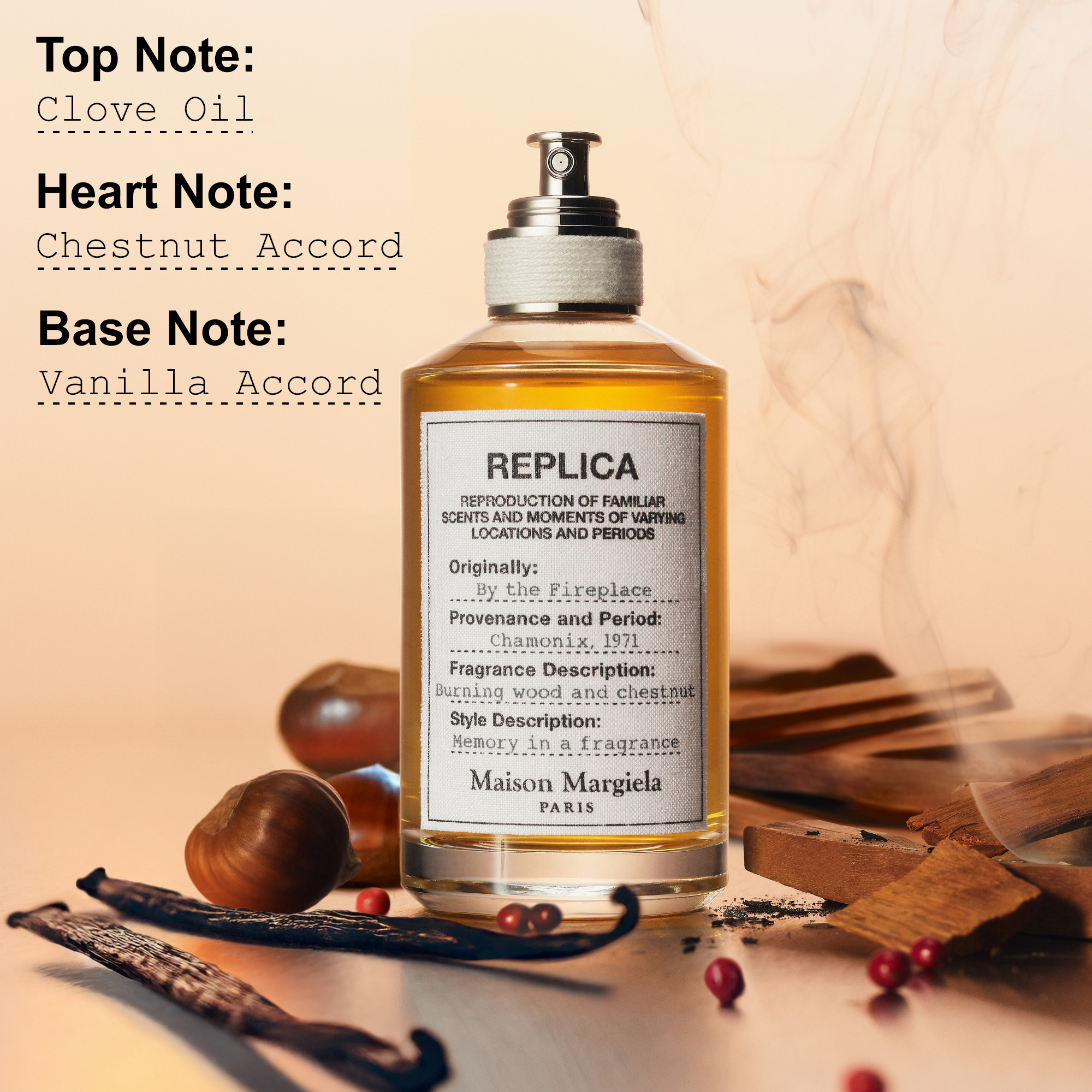Maison Margiela Replica By The Fireplace Fragrance 3.4 fl. oz.(100ml) - Image 2 of 8