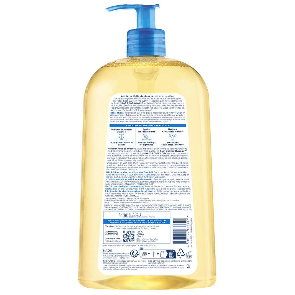 Bioderma Atoderm Shower Oil 1l 33.8 fl. oz.(1000ml) - Image 2 of 2