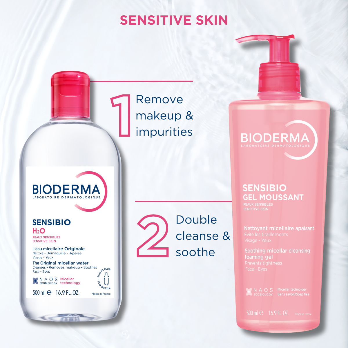 Bioderma Sensibio H2o 3.3 fl. oz. (100ml)