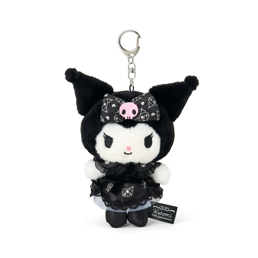 Sanrio Kuromi Dress Plush Mascot Keychain (20th Anniv. Special Key Series)